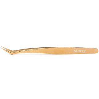 Light Gold tweezers V5G 6 Starry lashes